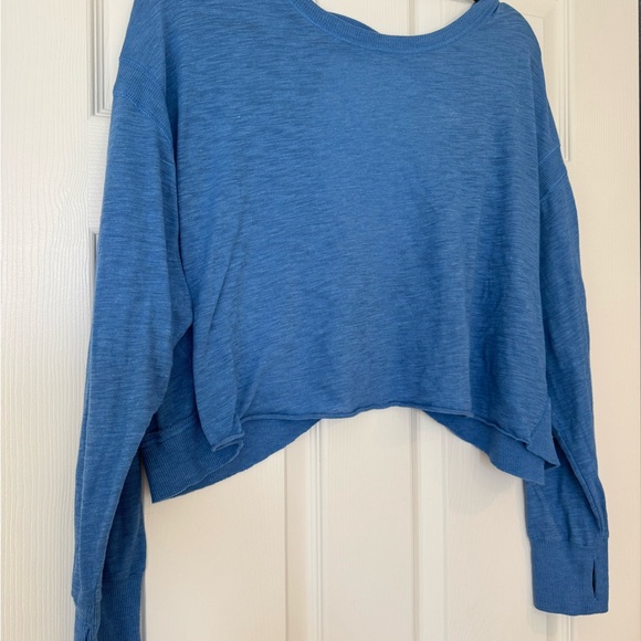 Free People My Time Layer Open Back Crop Top - Picture 2 of 6